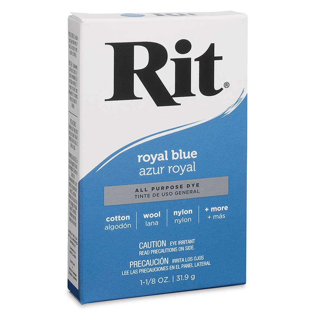 Open in modal - Rit All Purpose Powder Dye - Royal Blue, front of the packaging
