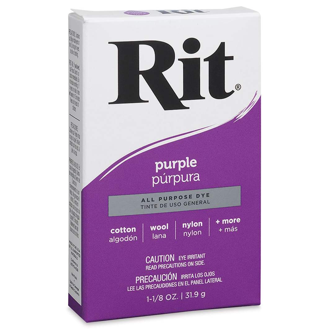 Open in modal - Rit All Purpose Powder Dye - Purple, front of the packaging