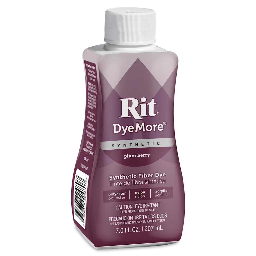 Open in modal - Rit DyeMore Synthetic Fiber Dye - Plum Berry, 7 oz - front, angled