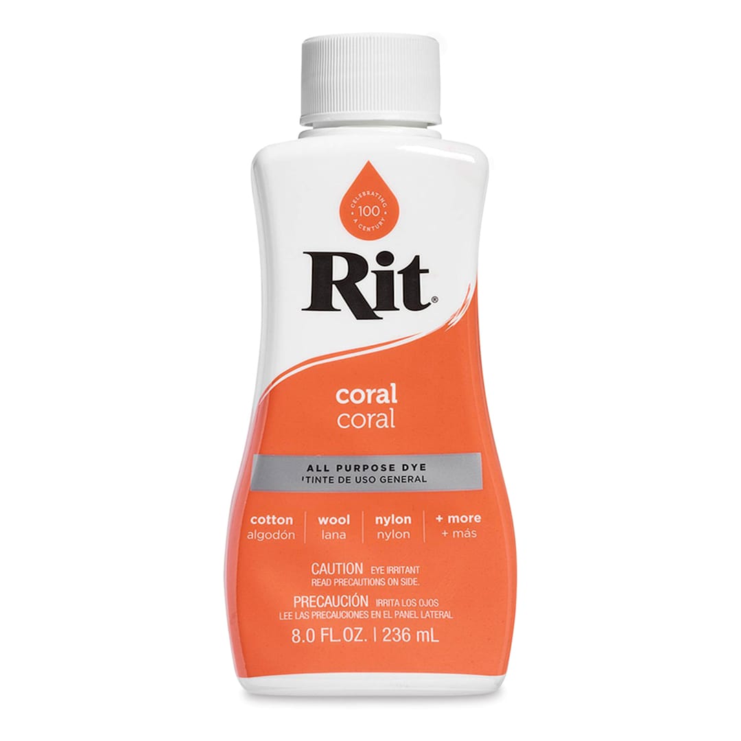 Open in modal - Rit All Purpose Liquid Dye - Coral, 8 oz