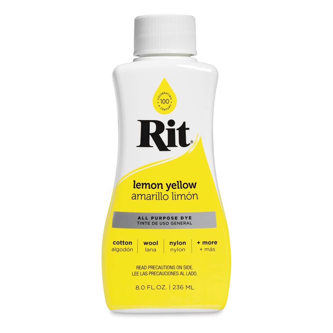 Open in modal - Rit All Purpose Liquid Dye - Lemon Yellow, 8 oz