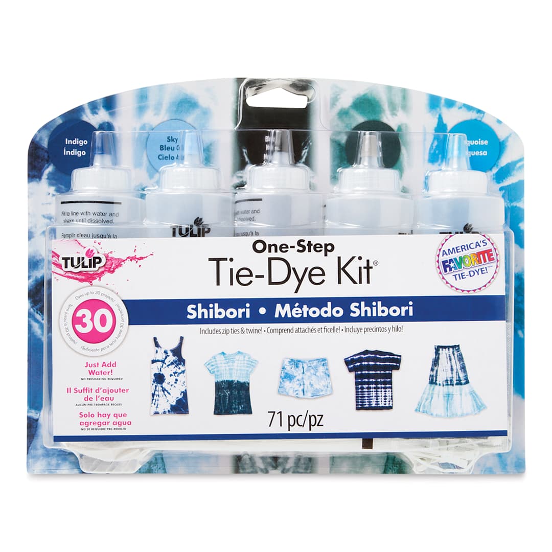 Open in modal - Tulip One-Step Tie-Dye Kit - Shibori, Kit of 5 Colors (In packaging)
