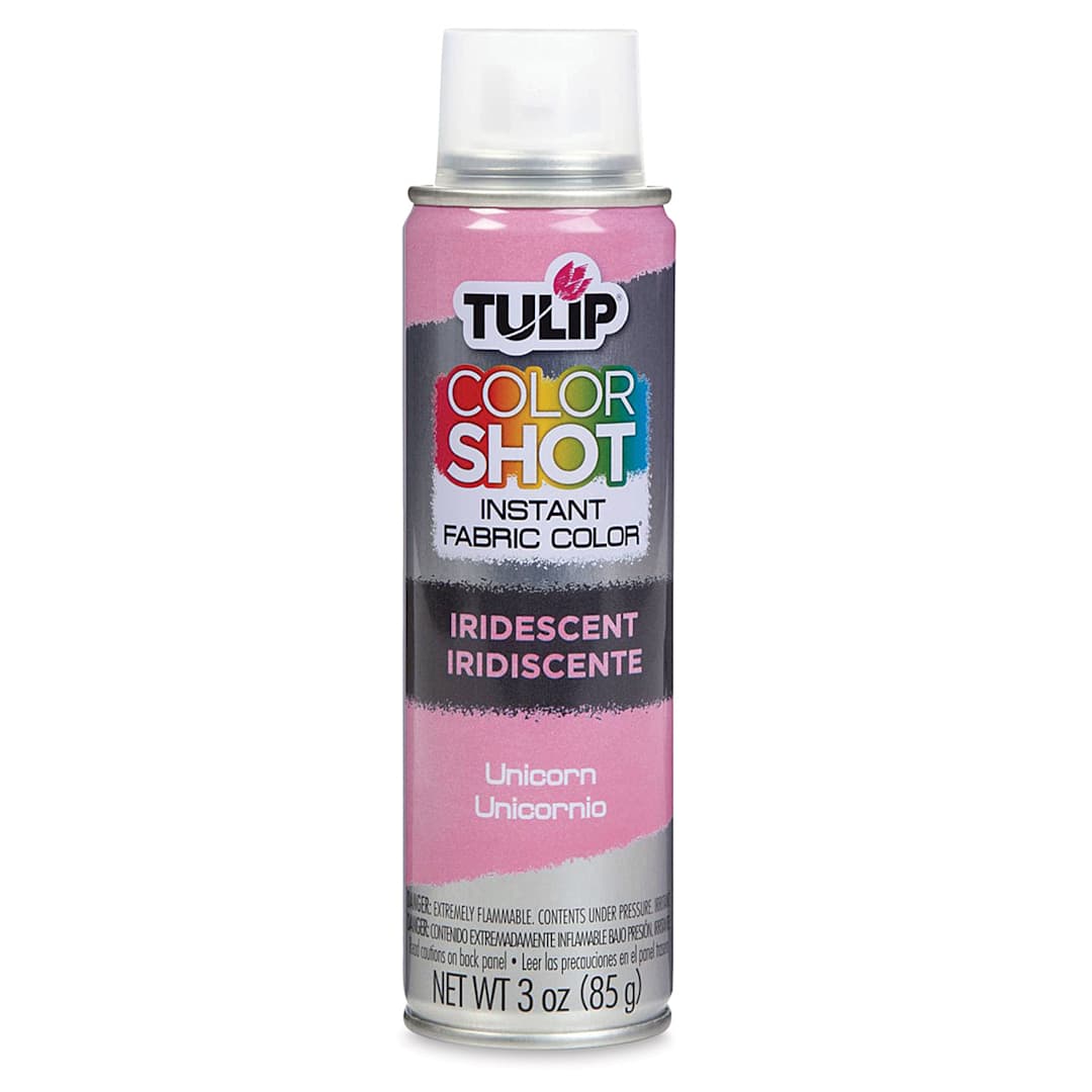 Open in modal - Tulip ColorShot Instant Fabric Color Spray - Unicorn, Iridescent, 3 oz