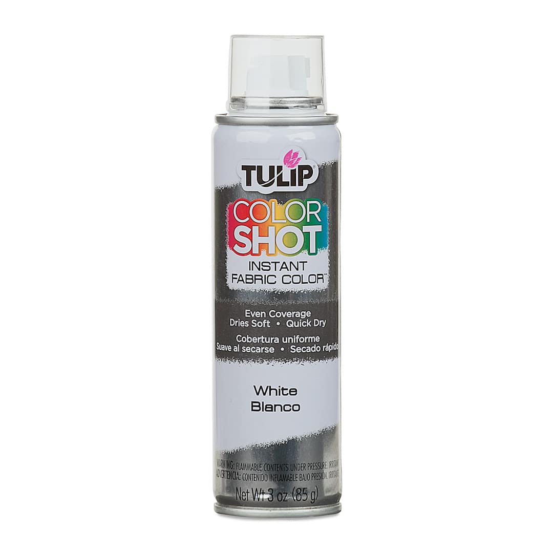 Open in modal - Tulip ColorShot Instant Fabric Color Spray - White