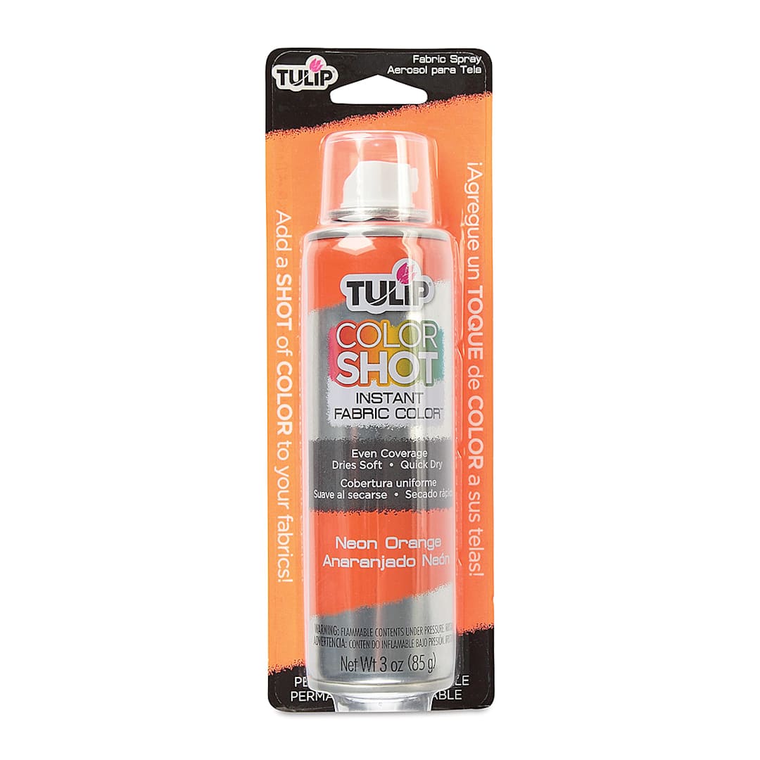 Open in modal - Tulip ColorShot Instant Fabric Color Spray - Neon Orange