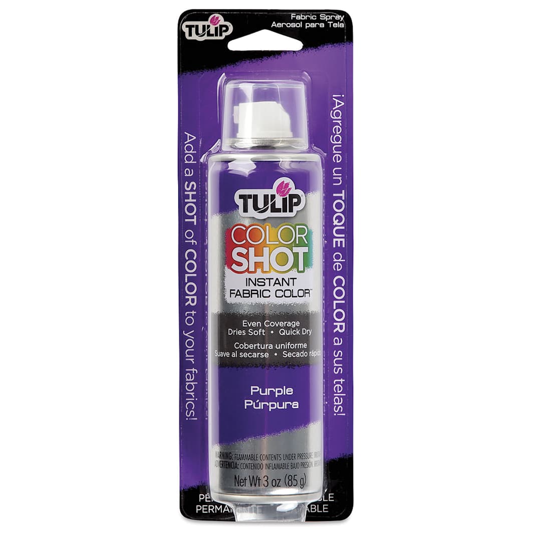 Open in modal - Tulip ColorShot Instant Fabric Color Spray - Purple