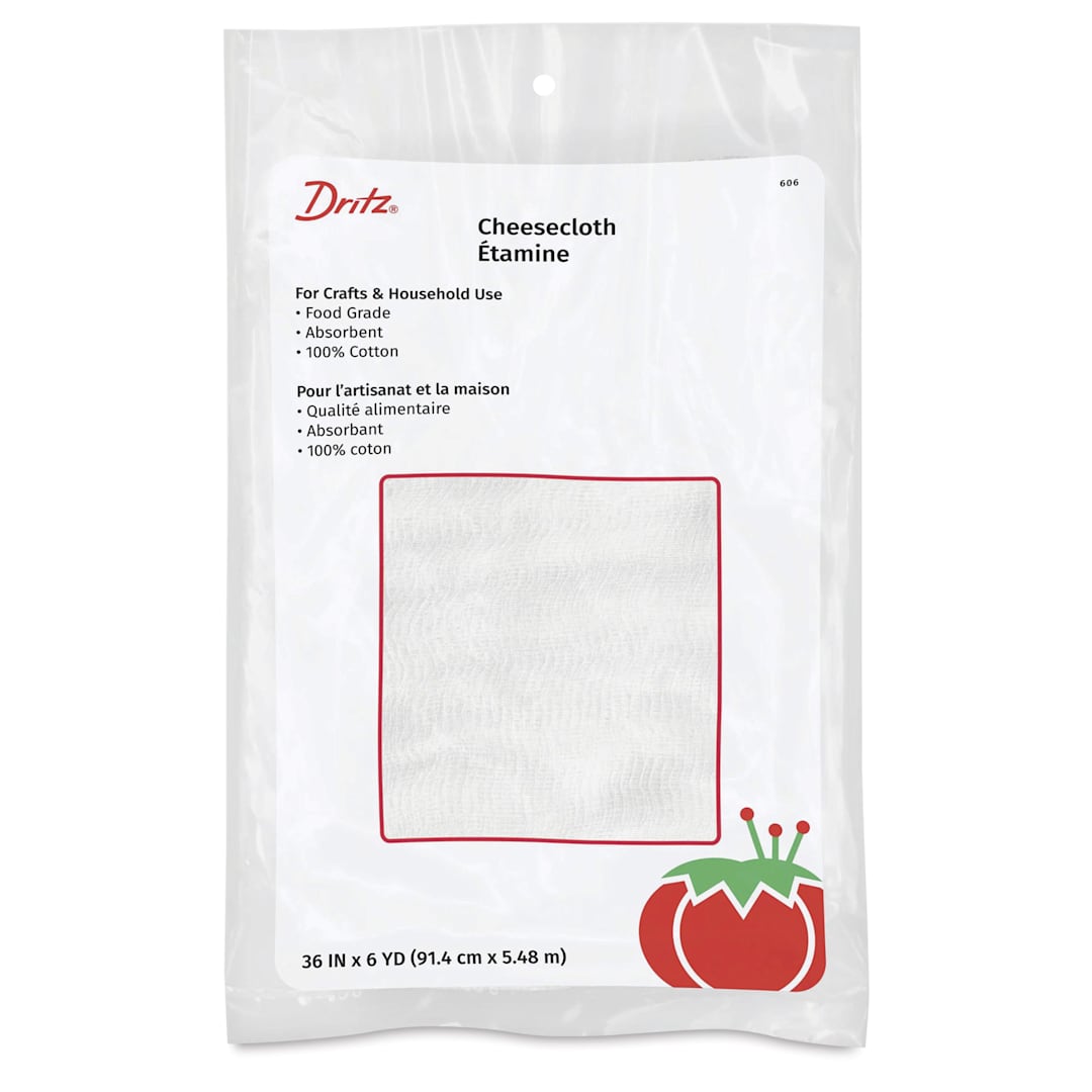 Open in modal - Dritz Cheesecloth - 36" x 6 yds front of packaging