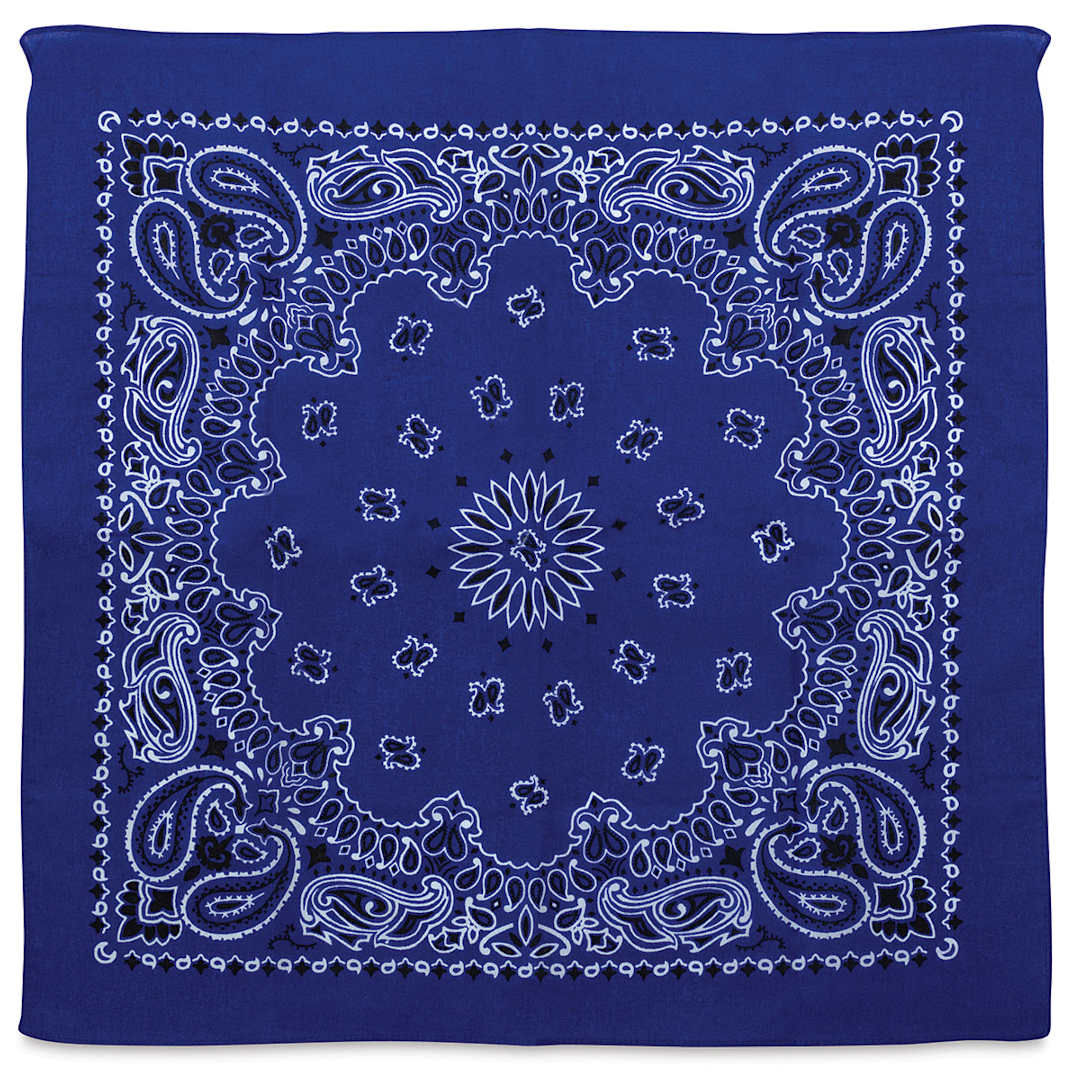 Open in modal - Carolina Paisley Bandana - Royal