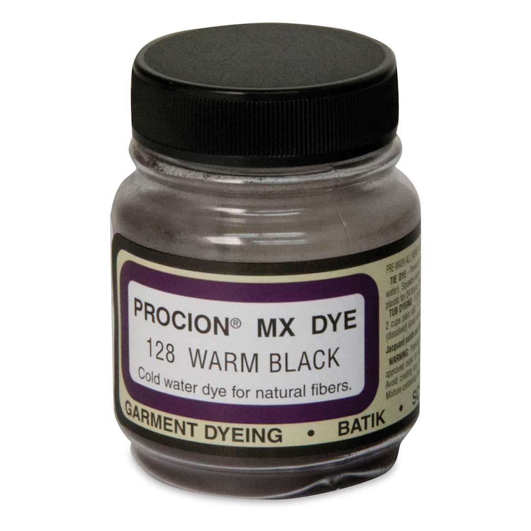 Open in modal - Jacquard Procion MX Fiber Reactive Cold Water Dye - Warm Black, 2/3 oz jar