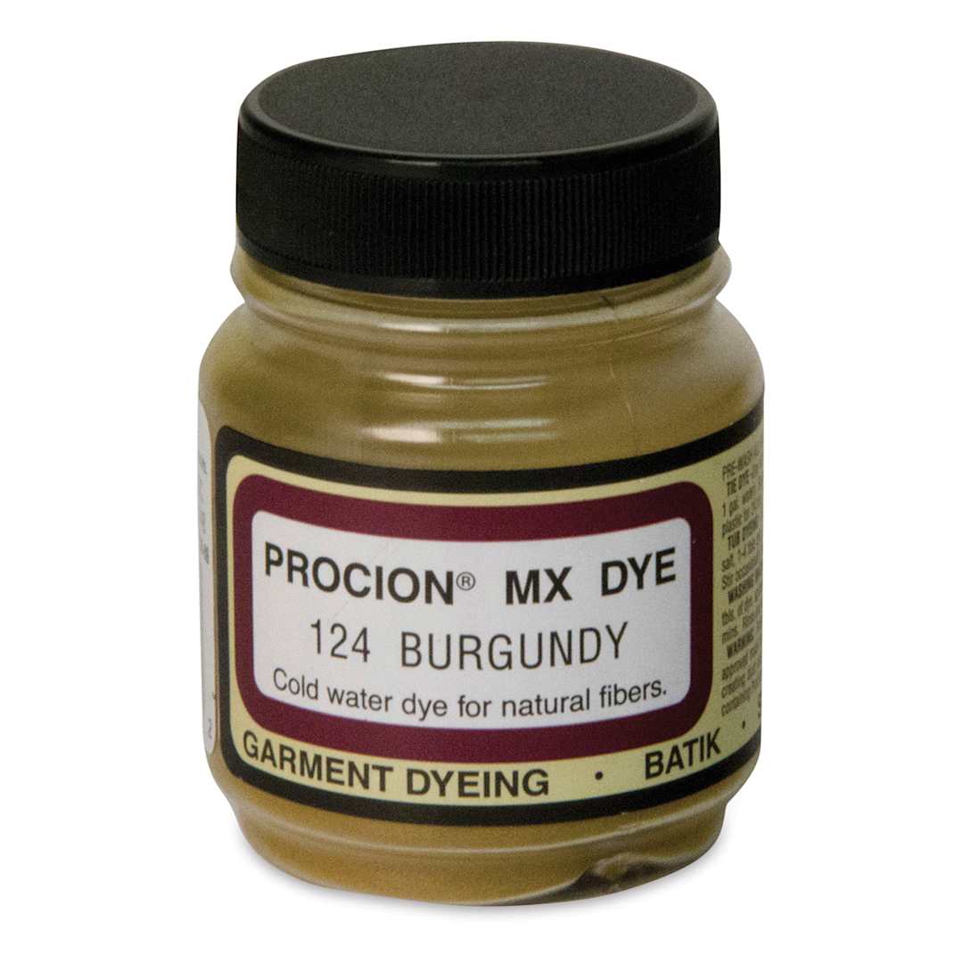 Open in modal - Jacquard Procion MX Fiber Reactive Cold Water Dye - Burgundy, 2/3 oz jar