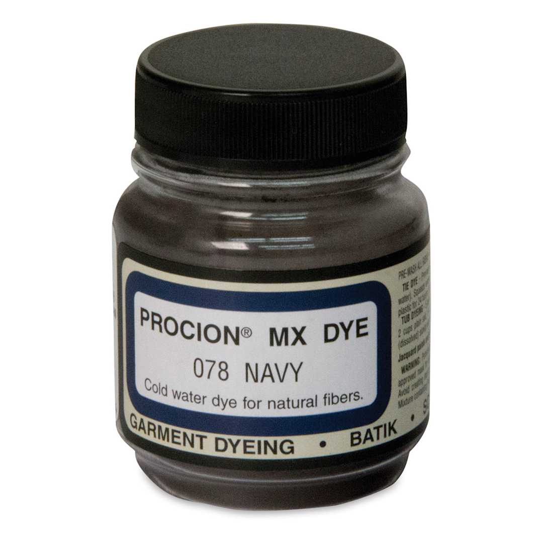 Open in modal - Jacquard Procion MX Fiber Reactive Cold Water Dye - Navy, 2/3 oz jar