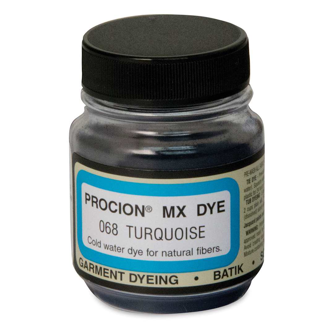 Open in modal - Jacquard Procion MX Fiber Reactive Cold Water Dye - Turquoise, 2/3 oz jar