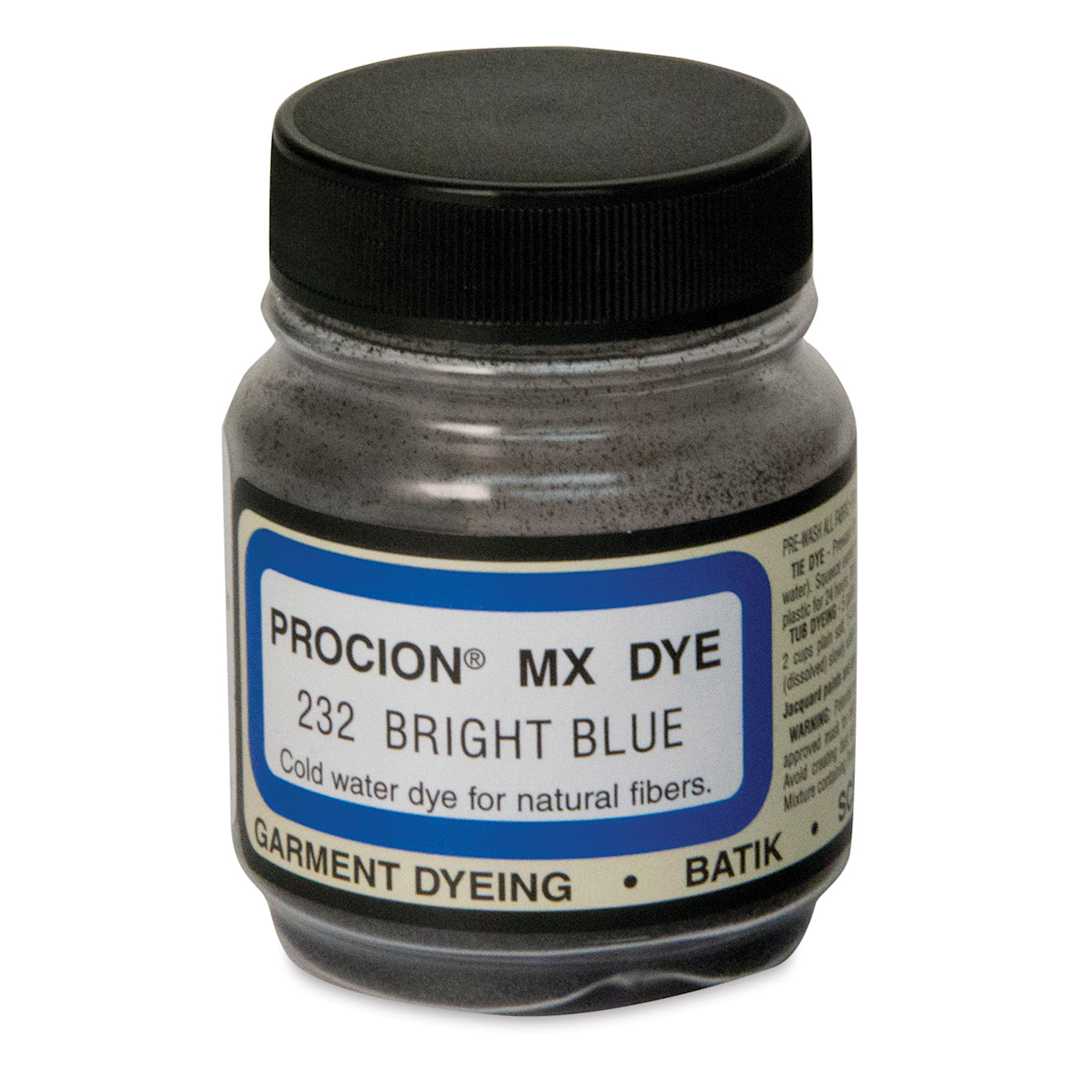 Open in modal - Jacquard Procion MX Fiber Reactive Cold Water Dye - Bright Blue, 2/3 oz jar