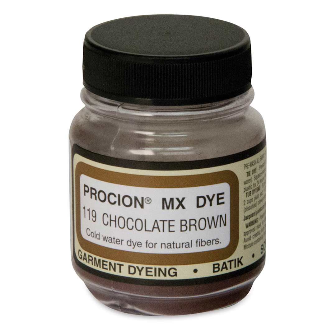 Open in modal - Jacquard Procion MX Fiber Reactive Cold Water Dye - Chocolate Brown, 2/3 oz jar