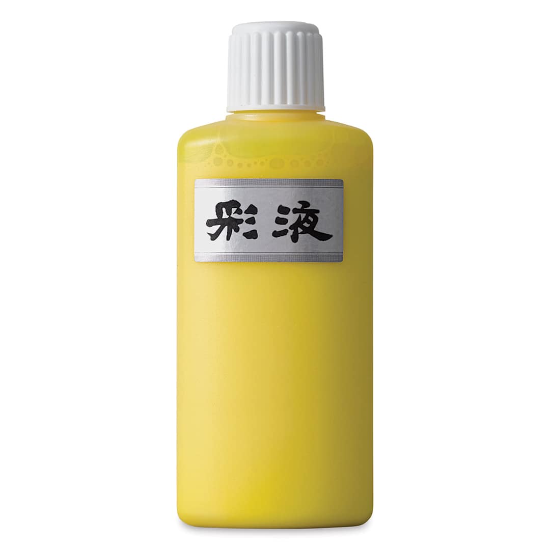 Open in modal - Aitoh Boku-Undo Suminagashi Marbling Ink - Yellow, 6.75 oz, Bottle (Front)
