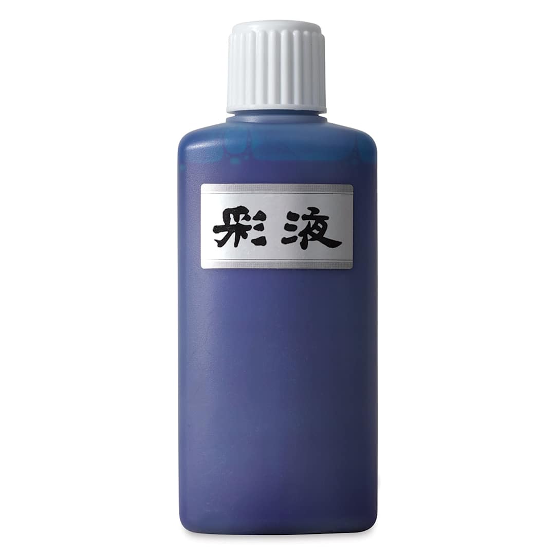 Open in modal - Aitoh Boku-Undo Suminagashi Marbling Ink - Blue, 6.75 oz, Bottle (Front)
