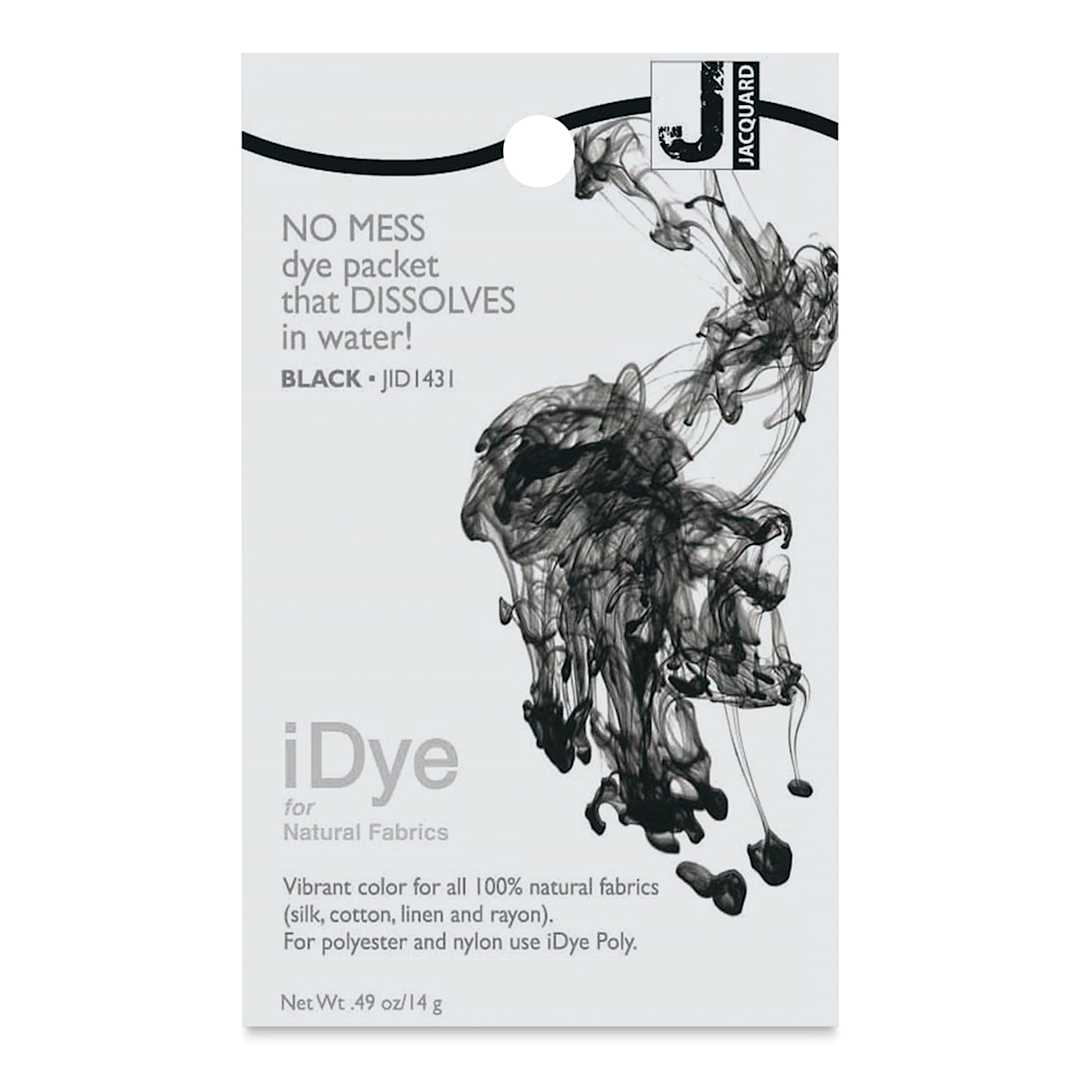 Open in modal - Jacquard iDye - Black, Natural Fabrics, 14 g packet