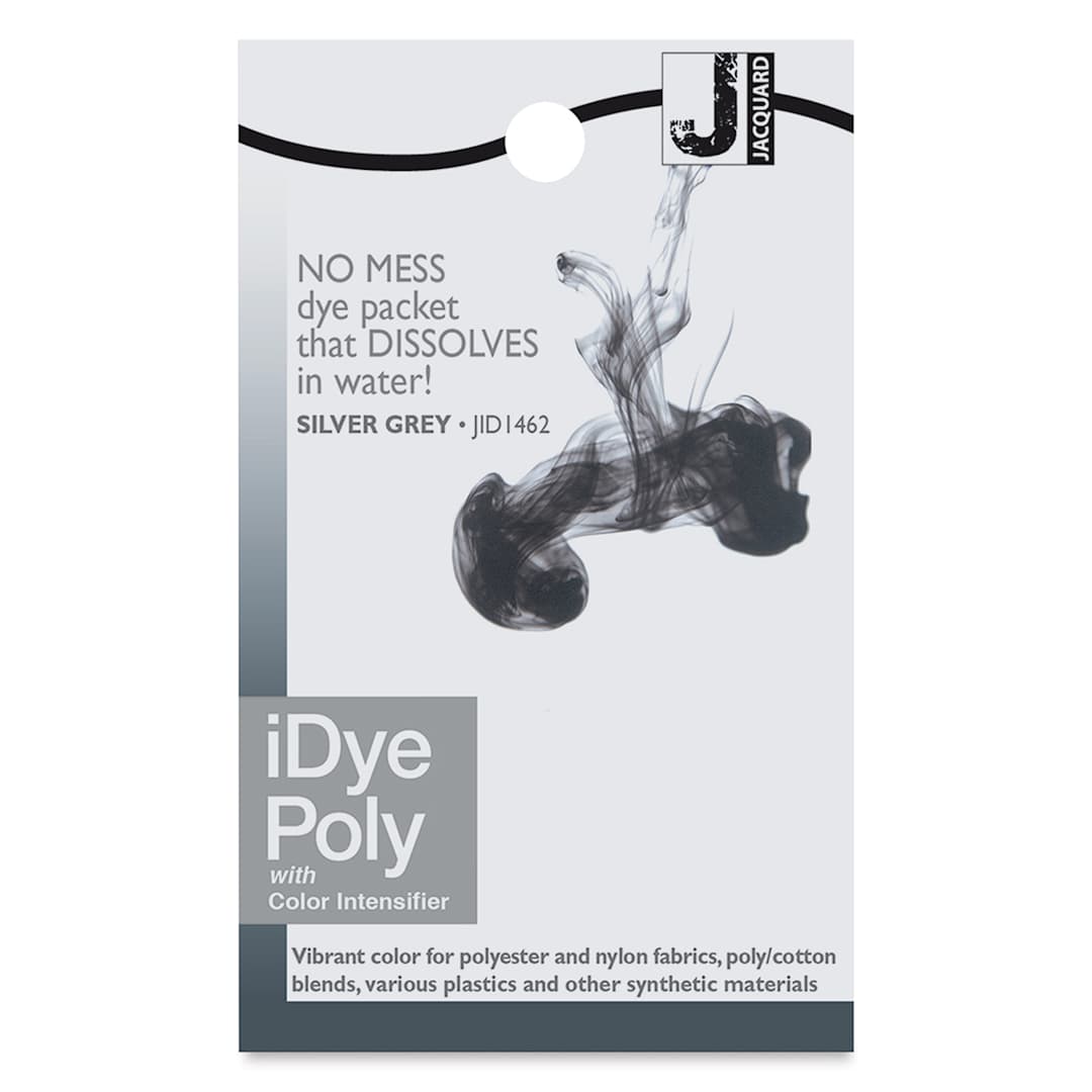 Open in modal - Jacquard iDye Color - Silver Grey, Polyester / Nylon, 14 g packet