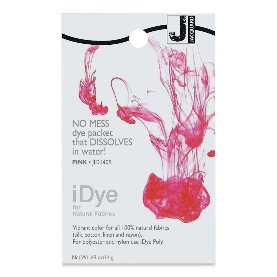 Open in modal - Jacquard iDye - Pink, Natural Fabrics, 14 g packet