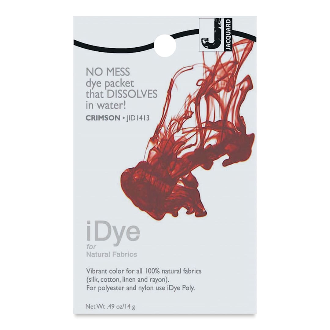 Open in modal - Jacquard iDye - Crimson, Natural Fabrics, 14 g packet