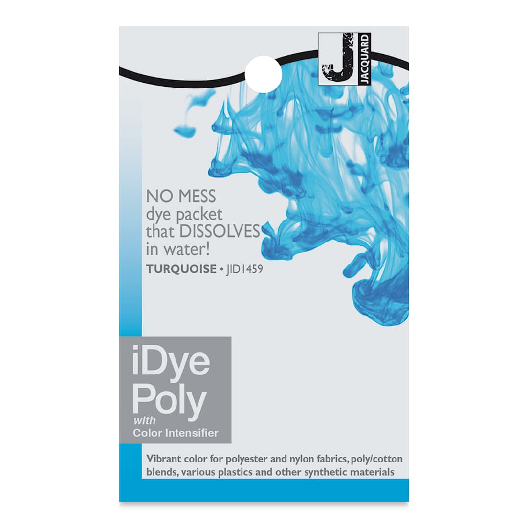 Open in modal - Jacquard iDye - Turquoise, Polyester / Nylon, 14 g packet