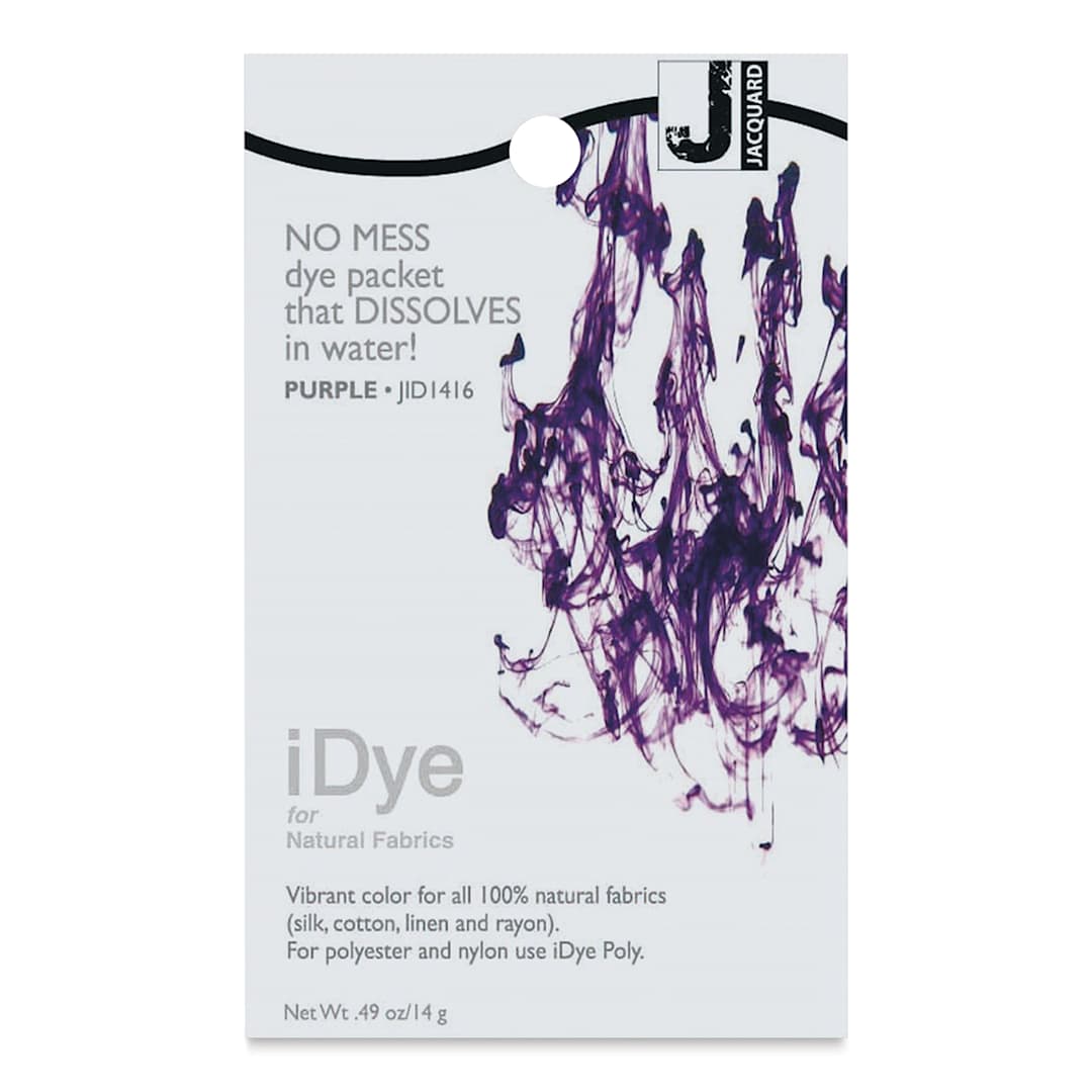Open in modal - Jacquard iDye - Purple, Natural Fabrics, 14 g packet
