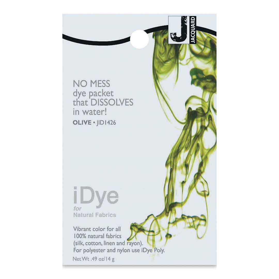 Open in modal - Jacquard iDye - Olive, Natural Fabrics, 14 g packet