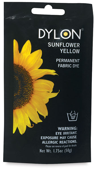 Open in modal - Dylon Fabric Dyes - Sunflower Yellow, 50 g
