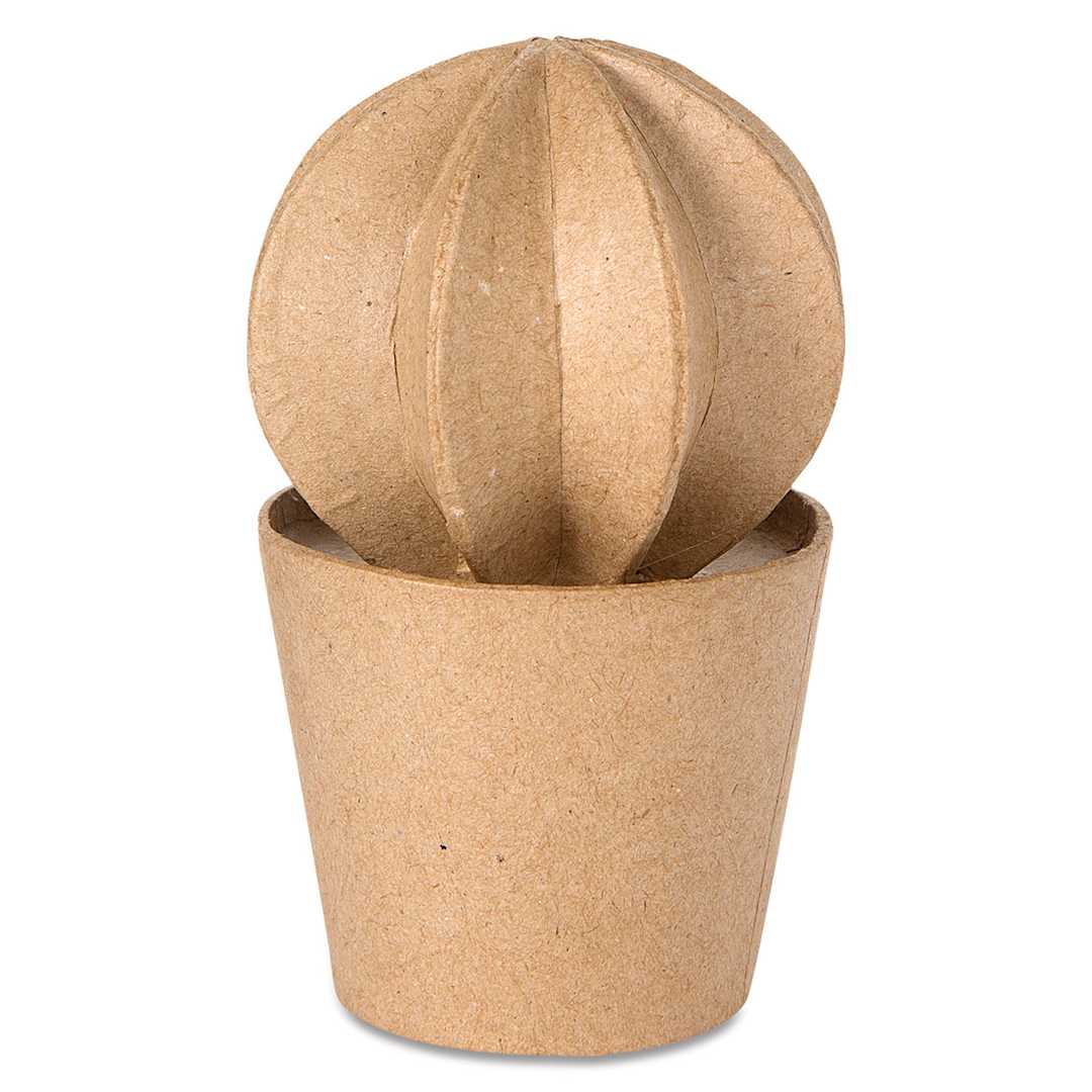 Open in modal - Papier Mâché Cactus