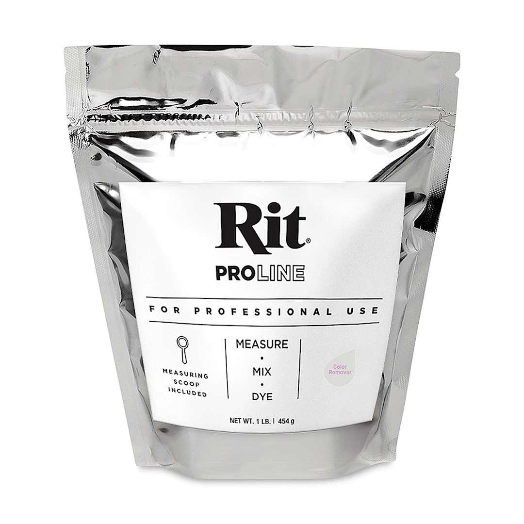 Open in modal - Rit ProLine Powder Dye Color Remover - Front of package showing label
