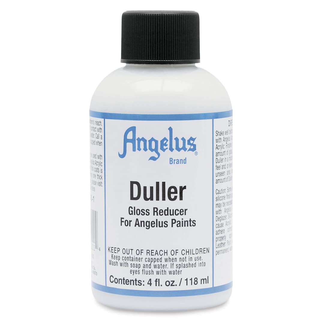 Open in modal - Angelus Leather Paint Duller - Front of 4 oz bottle
