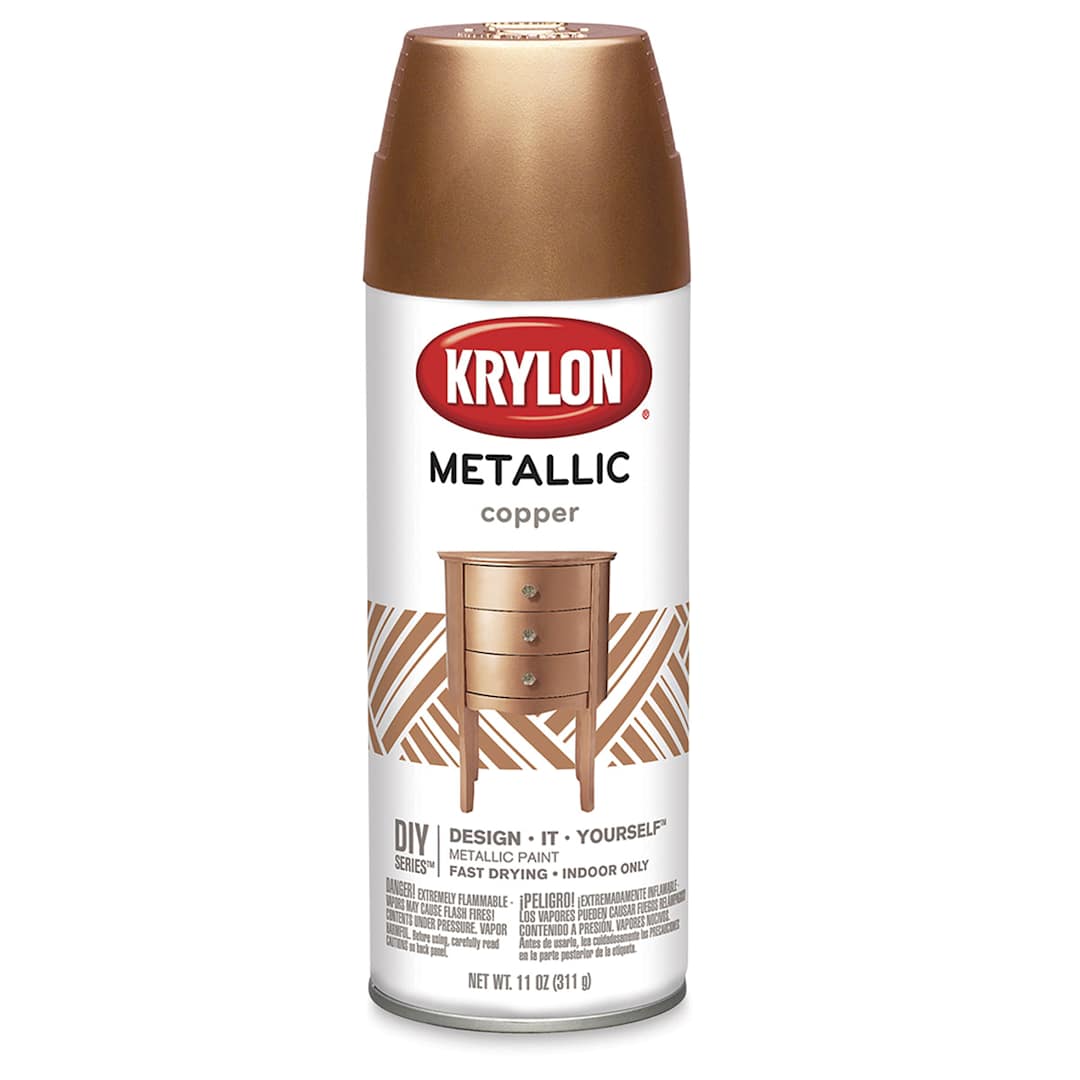 Open in modal - Krylon Brilliant Metallic Spray Paint - Copper, 11 oz
