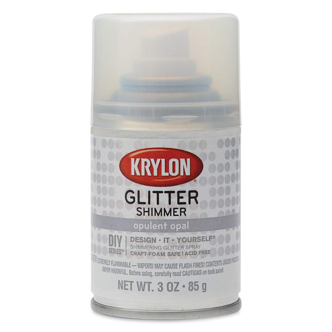 Open in modal - Krylon Glitter Spray Paint - Opulent Opal, 3 oz Can, front of can