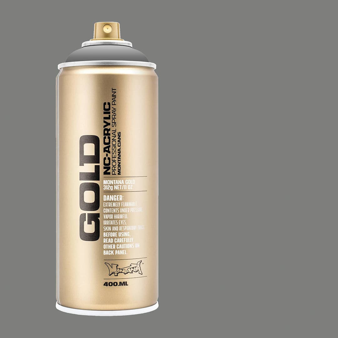 Open in modal - Montana Gold Acrylic Professional Spray Paint - Roof, 400 ml (Spray can with color swatch)