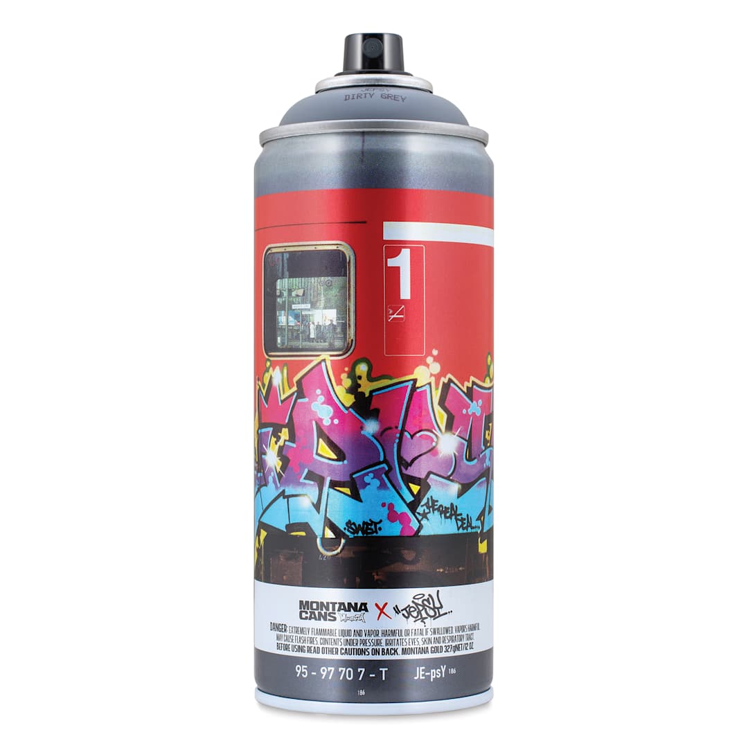 Open in modal - Montana Gold Acrylic Professional Spray Paint - Dirty Grey, Jepsy, 400 ml can