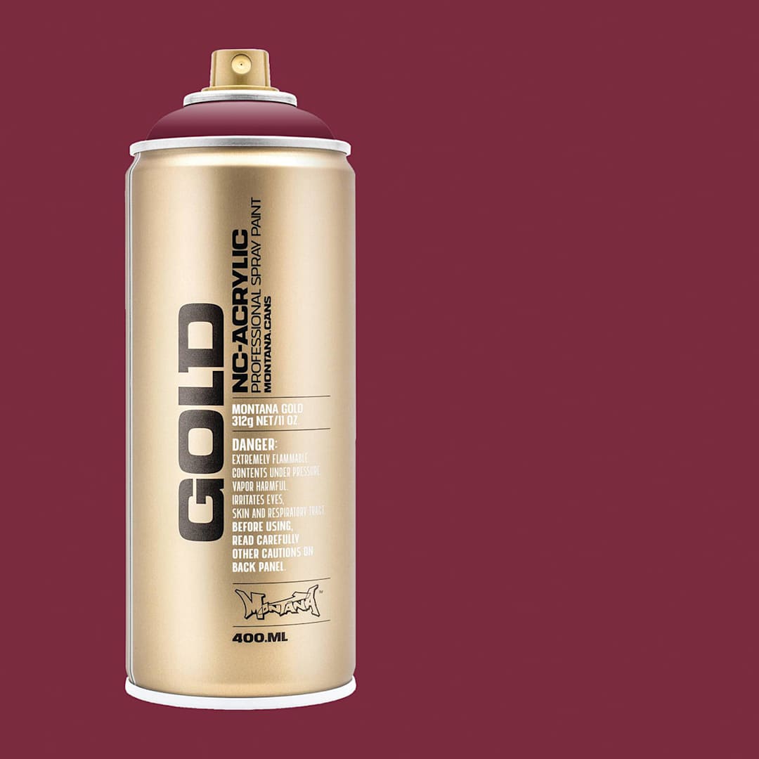Open in modal - Montana Gold Acrylic Professional Spray Paint - Powder Pink, 400 ml (Spray can with color swatch)