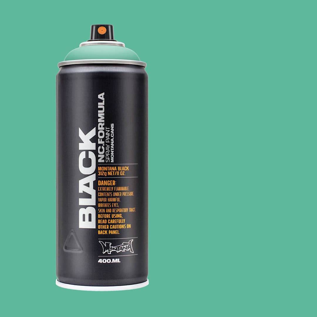 Open in modal - Montana Black Spray Paint - Patina, 400 ml can with swatch