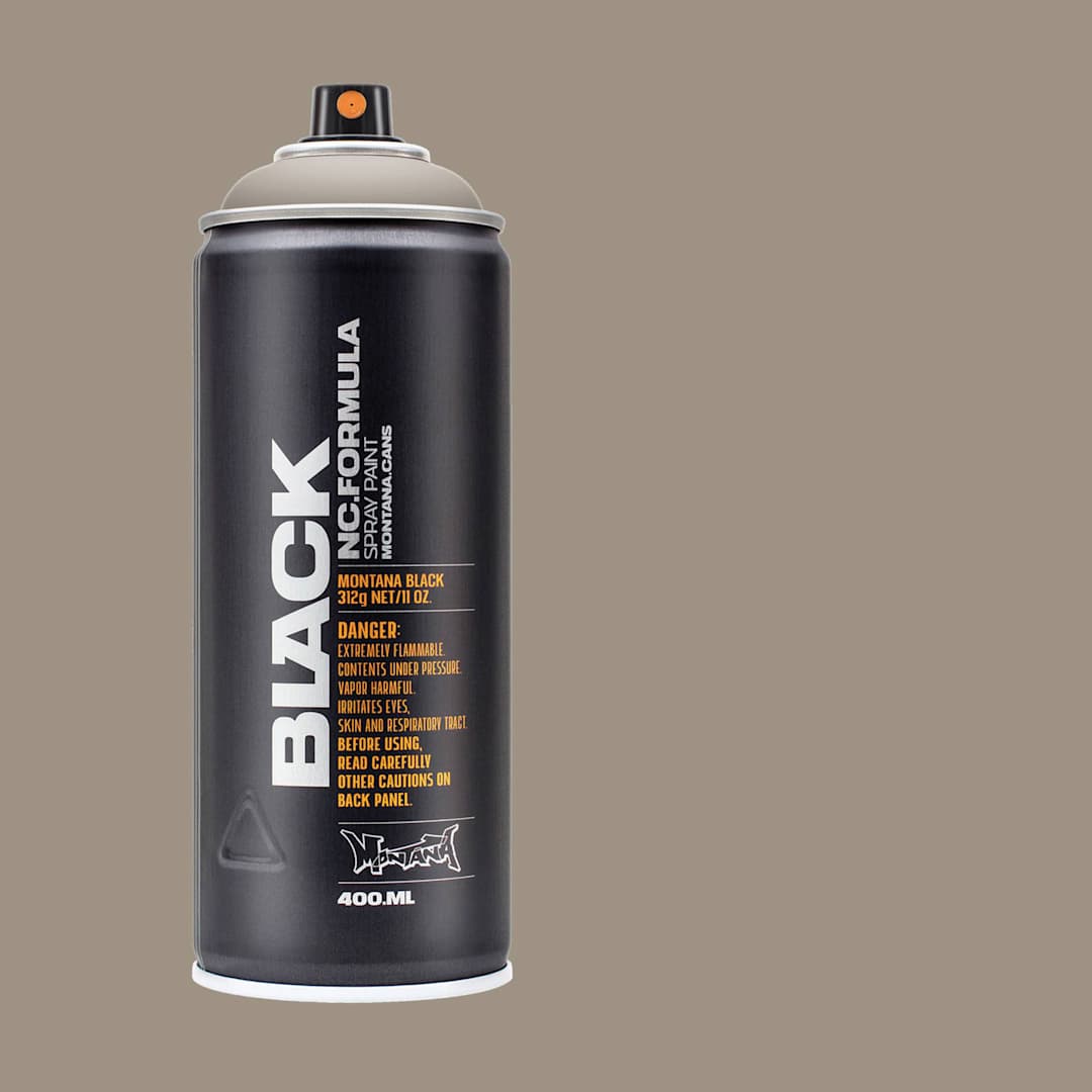 Open in modal - Montana Black Spray Paint - Lenox, 400 ml can with swatch