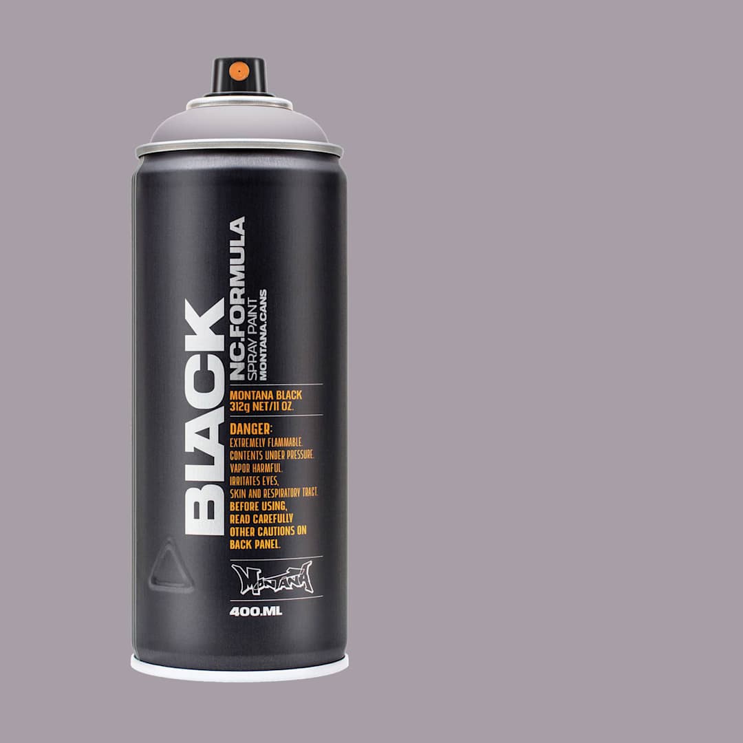 Open in modal - Montana Black Spray Paint - Houdini, 400 ml can with swatch