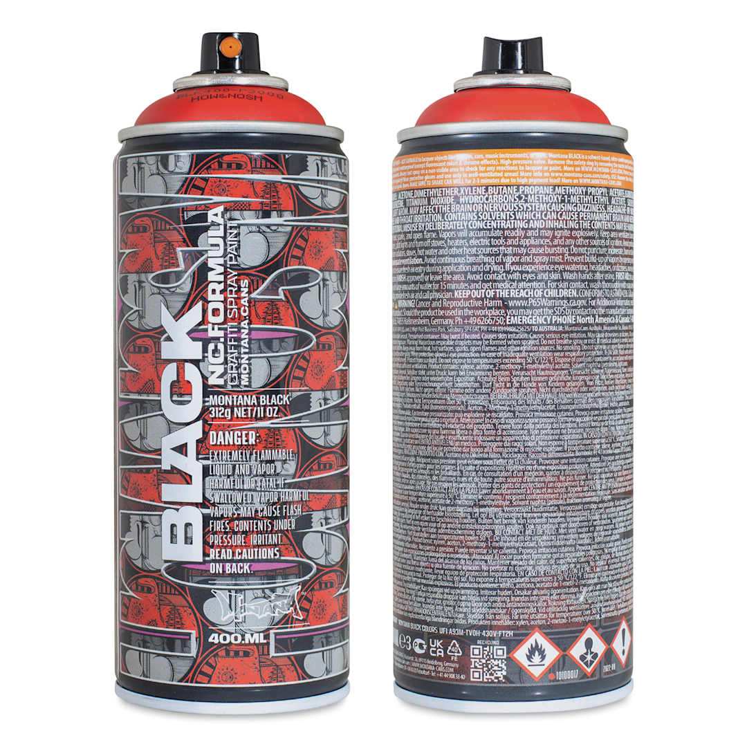 Open in modal - Montana Black Artist Edition Cans HOW & NOSM P3000 - Power Red