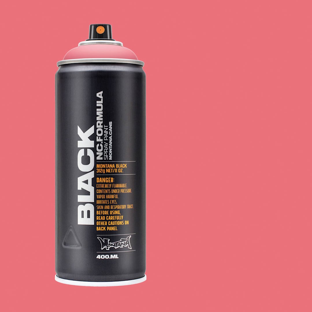 Open in modal - Montana Black Spray Paint - Pink Lemonade, 400 ml can with swatch