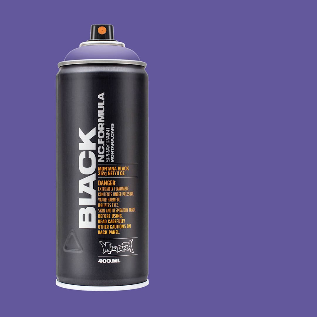 Open in modal - Montana Black Spray Paint - Royal Purple, 400 ml can with swatch