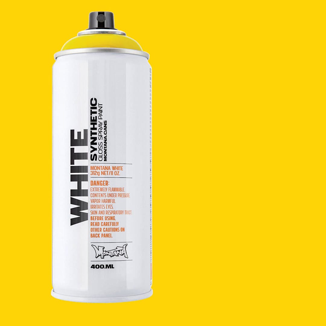 Open in modal - Montana White Spray Paint - Brasil, 400 ml, Spray Can with Swatch