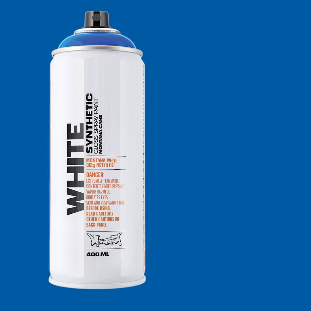 Open in modal - Montana White Spray Paint - Bavaria Blue, 400 ml, Spray Can with Swatch