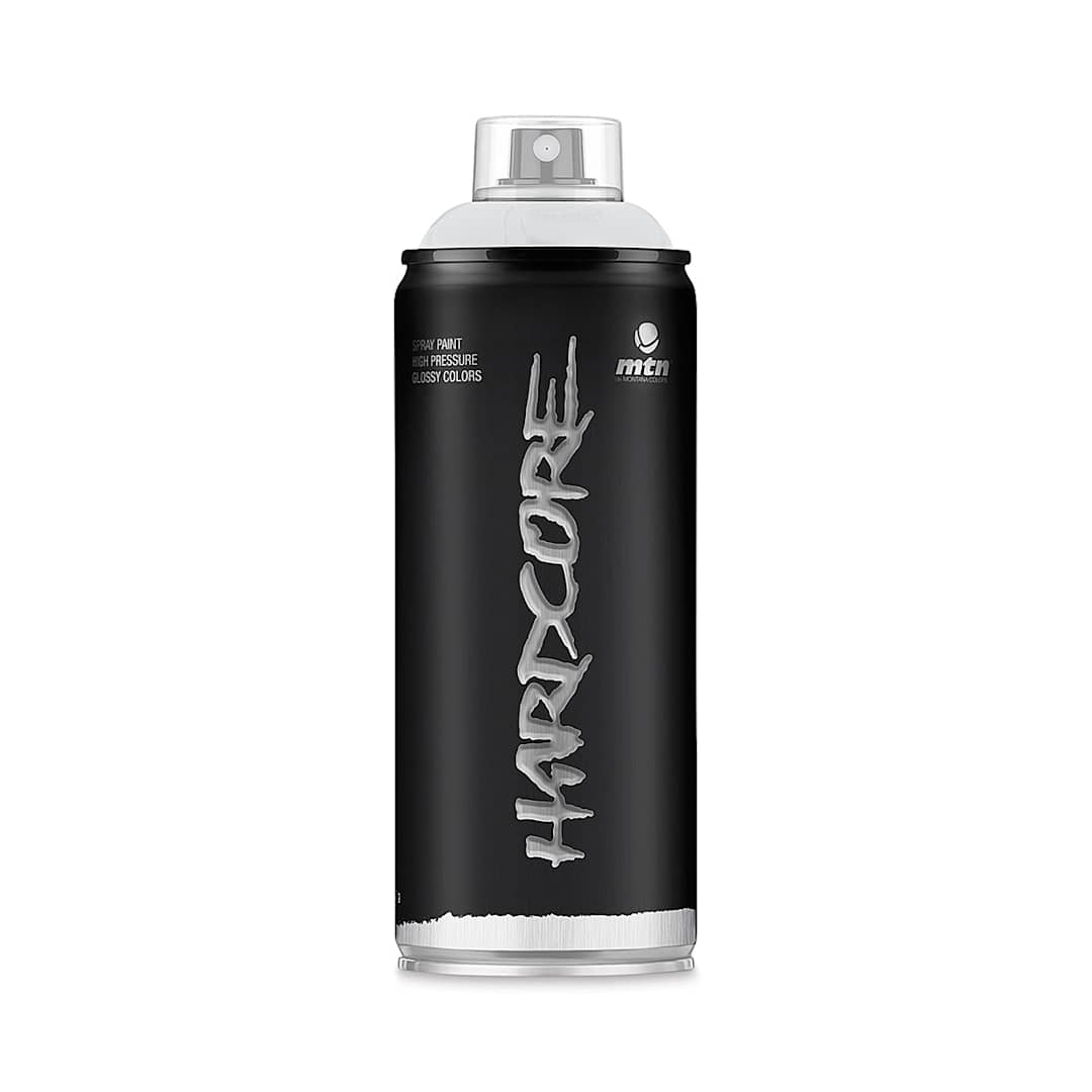 Open in modal - MTN Hardcore 2 Spray Paint  - White (Matte Finish), 400 ml can