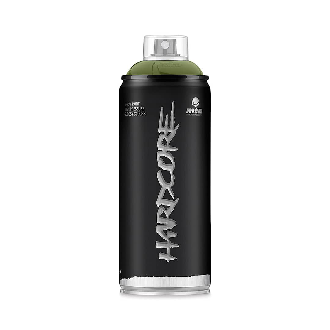 Open in modal - MTN Hardcore 2 Spray Paint  - Olive Green, 400 ml can