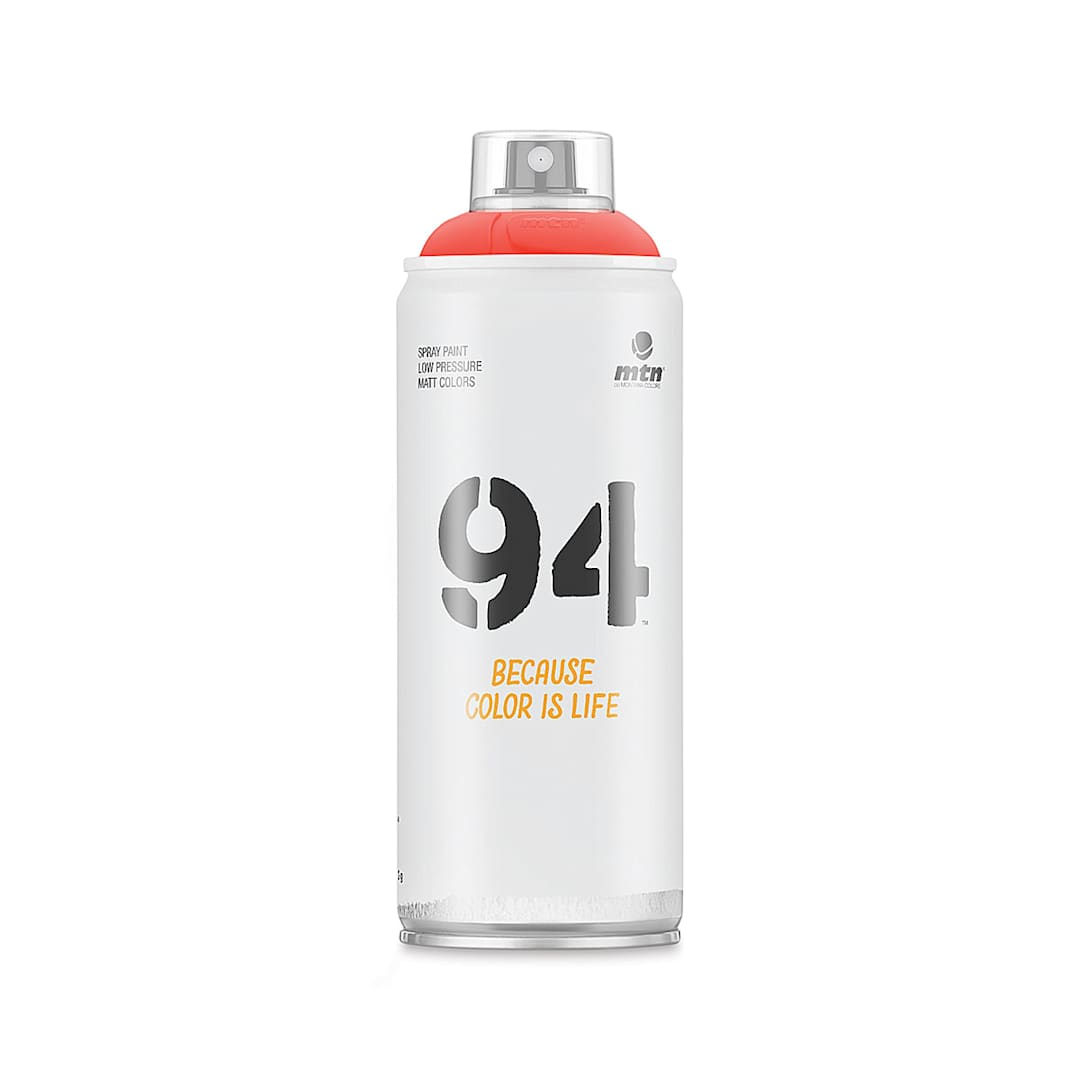 Open in modal - MTN 94 Spray Paint - Fluorescent Red, 400 ml can