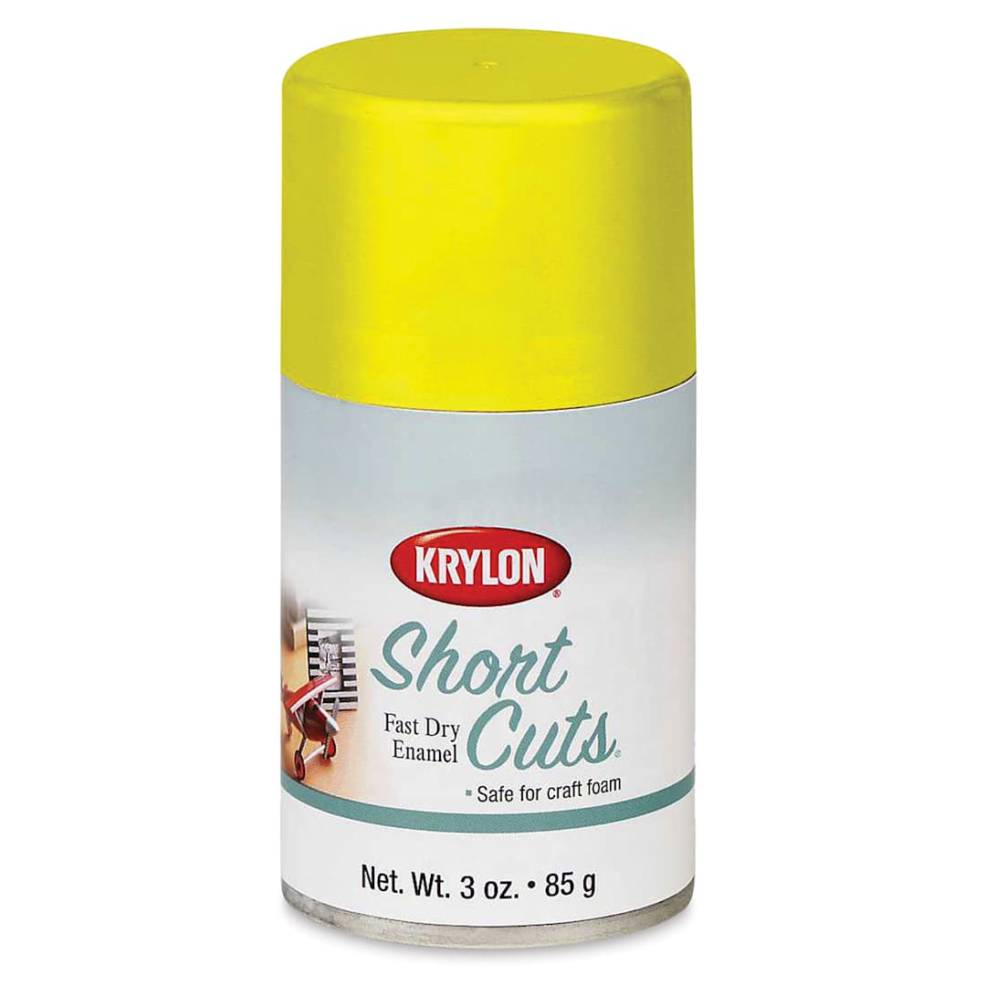 Open in modal - Krylon Short Cuts Spray Paint - Sun Yellow, 3 oz