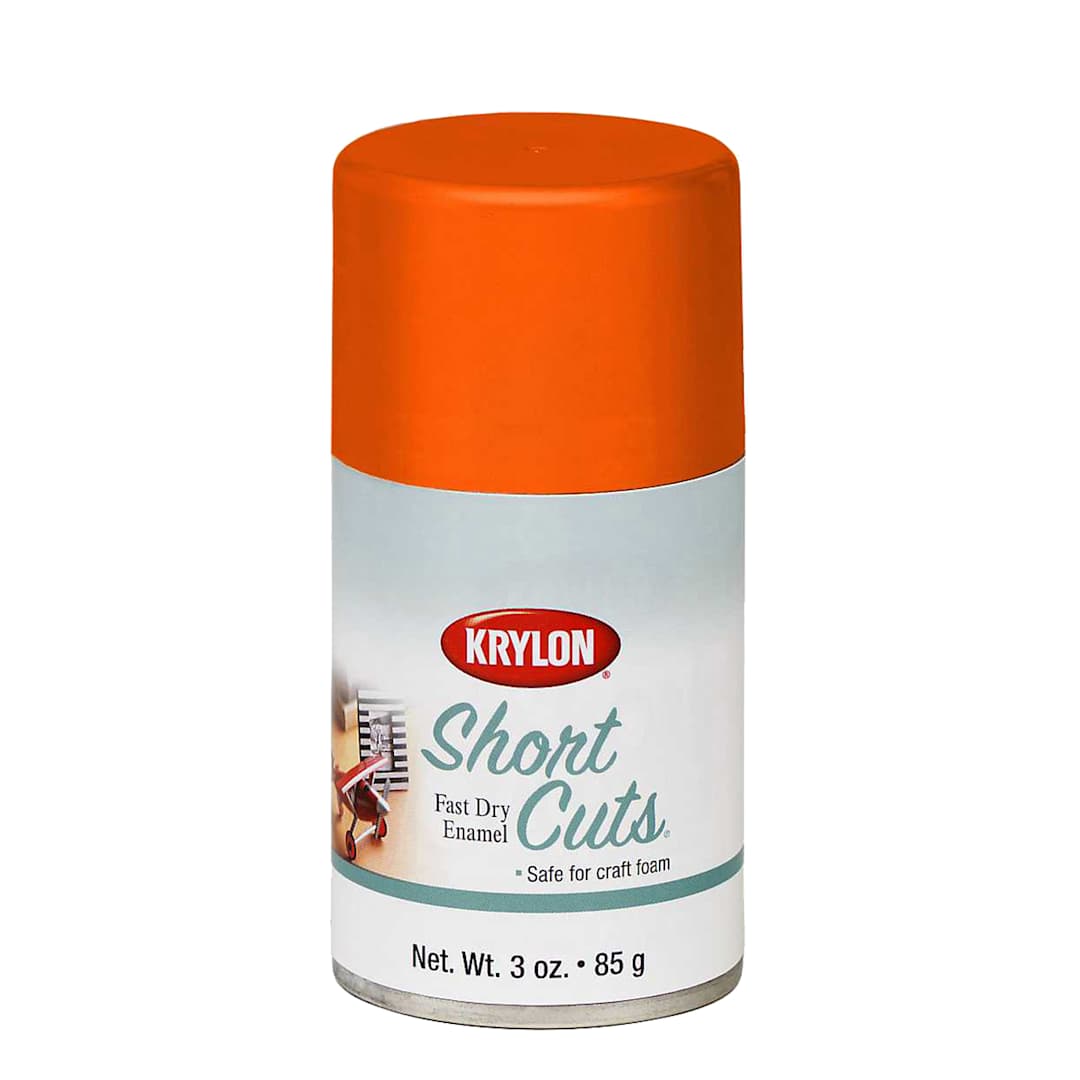 Open in modal - Short Cuts Spray Paint Glow Orange - 3 oz. Spray Can