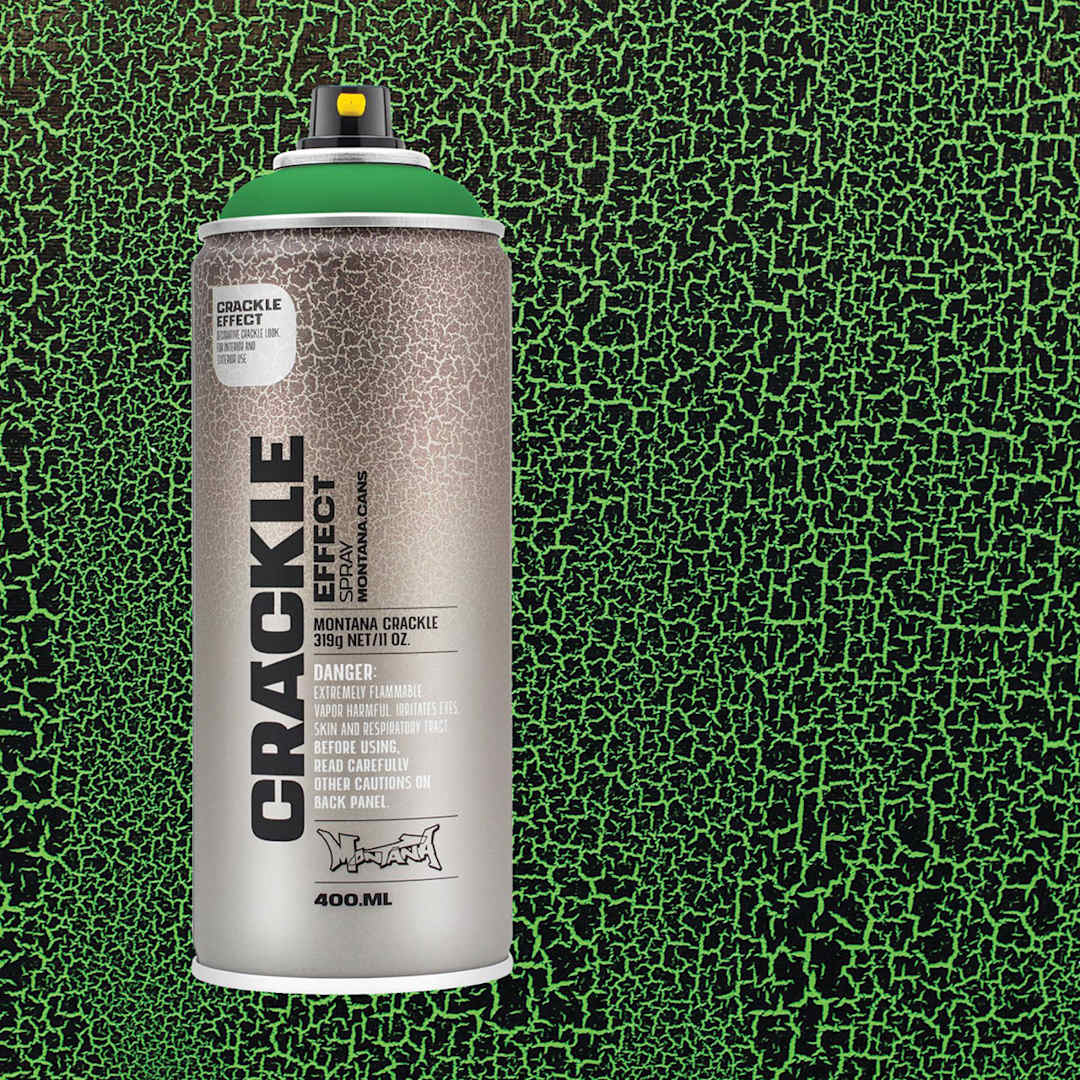 Open in modal - Montana Crackle Effect Spray - Patina Green, 11 oz (Spray can with swatch)